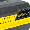 Gros plan sur l’indicateur de charge de la batterie 40V garland