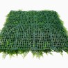 Dos panneau Fougère-Dense mur végétal artificiel 1m²
