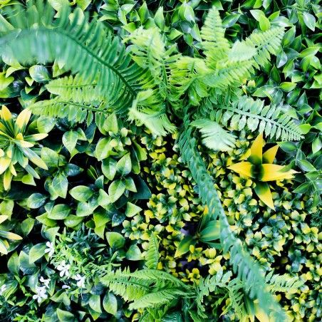 Détail Jungle panneau végétal synthétique texture réaliste
