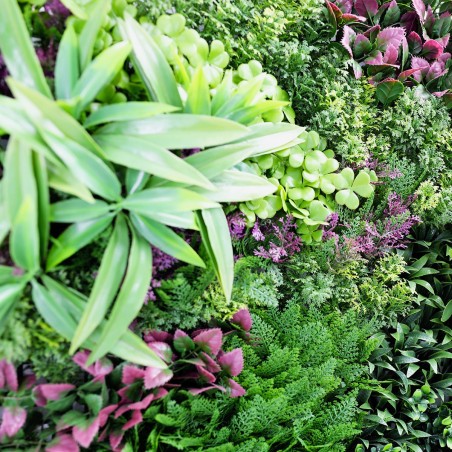Mur vegetal artificiel brise vue Wood Colors 5