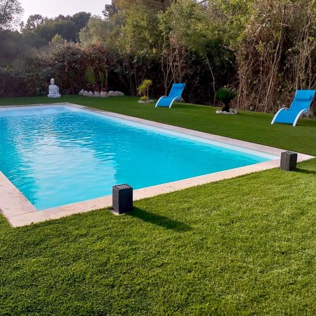 Gazon synthétique et Pelouse Synthétique City 42mm contour piscine