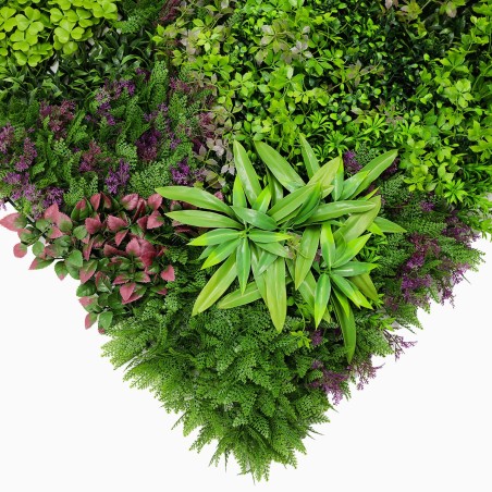 Mur Vegetal Artificiel Wood Colors MGS Plaque de 1m x 1m 8