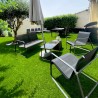 Faux gazon Soleil Marseille 45mm - Délicatement vieilli pour contour de la piscine