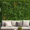 Panneaux modulables Savane, lot de 5, mur végétal dense extérieur