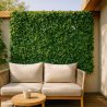 Vue d’ensemble du panneau Green mur végétal artificiel 1m², idéal pour créer un jardin vertical.