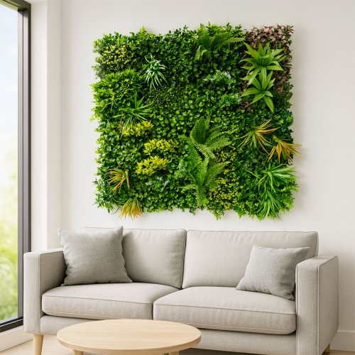 Panneau jungle artificiel haut de gamme mur décoratif 5 m²