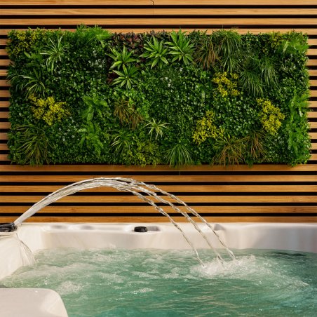 Mur artificiel végétal jungle réaliste 5 m² décoration salon