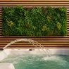Mur artificiel végétal jungle réaliste 5 m² décoration salon