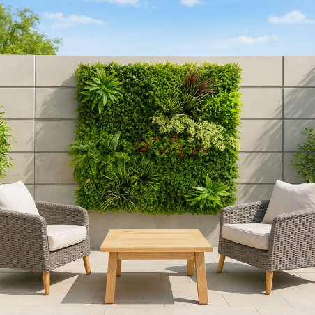 Prairie-Color panneaux muraux artificiels verdure lot de 5 m²
