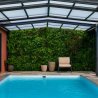 Mur végétal artificiel Luxury lot de 5 pour brise vue
