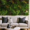 Mur végétal décoratif artificiel Wood Colors lot de 5 modules