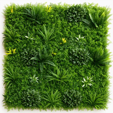Mur vegetal artificiel brise vue Fougère dense