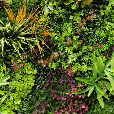 Mur Vegetal Artificiel Wood Colors MGS Plaque de 1m x 1m 4