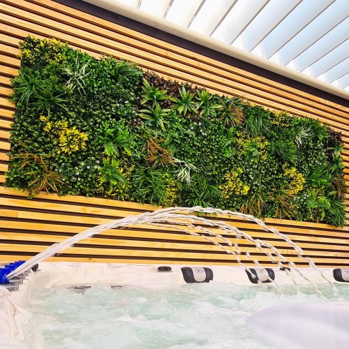 Mur Vegetal Artificiel Jungle plaque de 1mx1m decoration