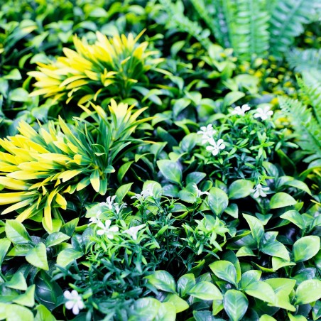 Decoration Mur Vegetal Artificiel Jungle MGS plaque de 1mx1m
