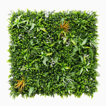 Haie vegetale artificielle savane la touche de verdure murs et clotures plaque de 1m x 1m