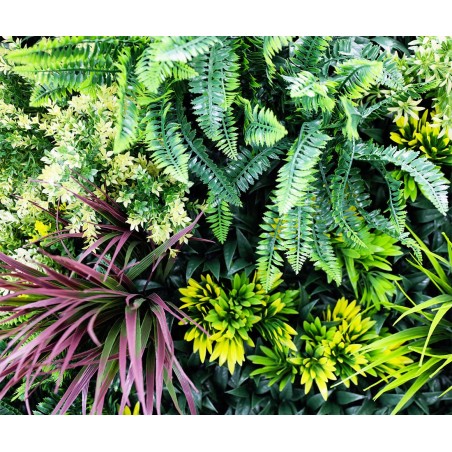 Mur Vegetal Artificiel Tropic MGS luxuriance Plaque de 1m x 1m 1