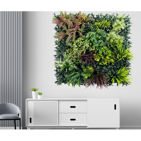 Mur Vegetal Artificiel Tropic MGS luxuriance Plaque de 1m x 1m 3