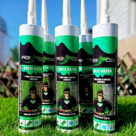 Colle en tube 290 ml pour collage de gazon synthétique surface dure ou bande de jonction