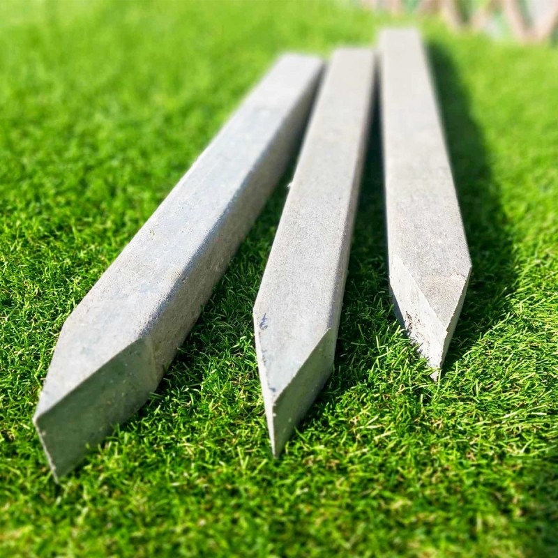 PACK  DE 10 PIQUETS PVC POUR BORDURE DE JARDIN FLEX