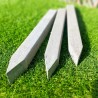 PACK  DE 10 PIQUETS PVC POUR BORDURE DE JARDIN FLEX
